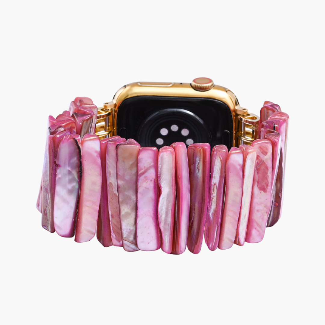임페리얼 오키드 쉘 스트레치 Apple Watch 스트랩