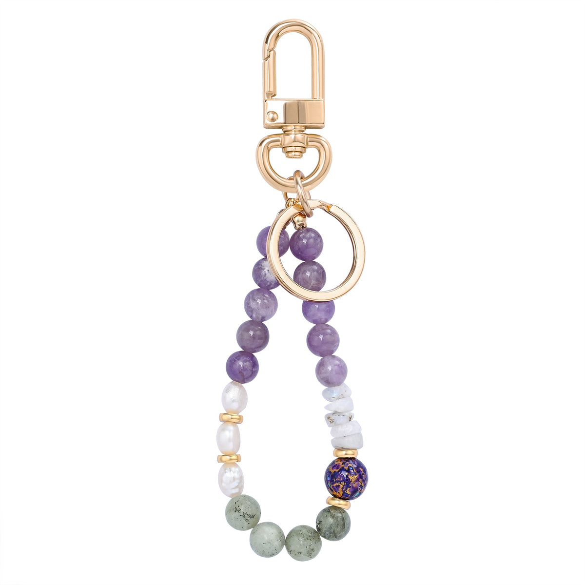 Amethyst Harmony Bag Charm