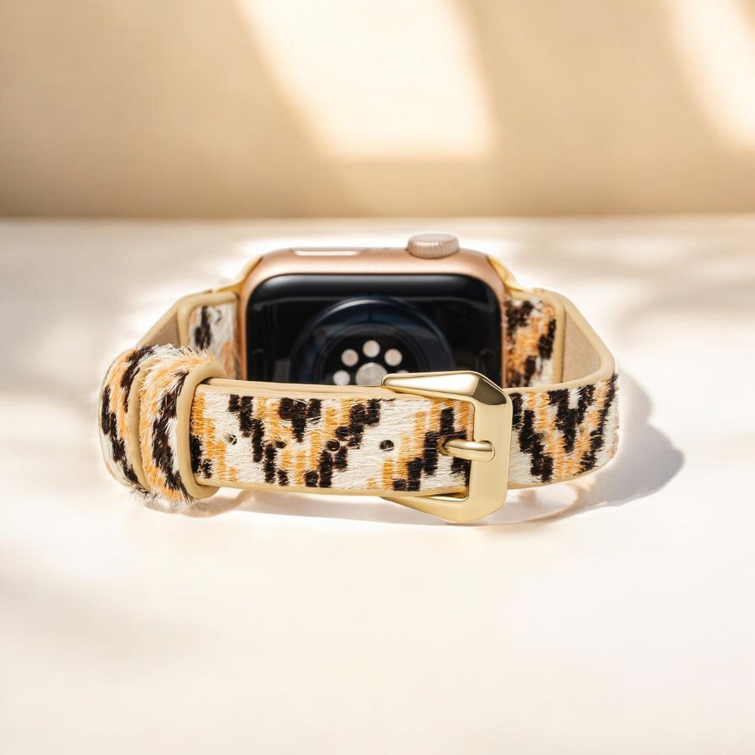 에보니 에스컬레이드 가죽 Apple Watch 스트랩
