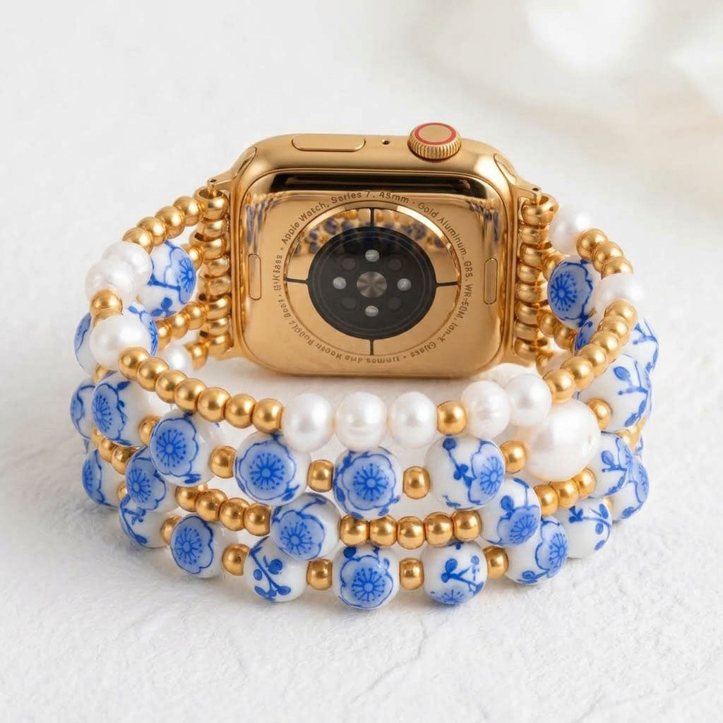 ํฌ์ฌ๋ฆฐ ๊ฐ๋ ๋ธ๋ฃจ ๋ธ๋ก์ฌ Apple Watch ์คํธ๋ฉ