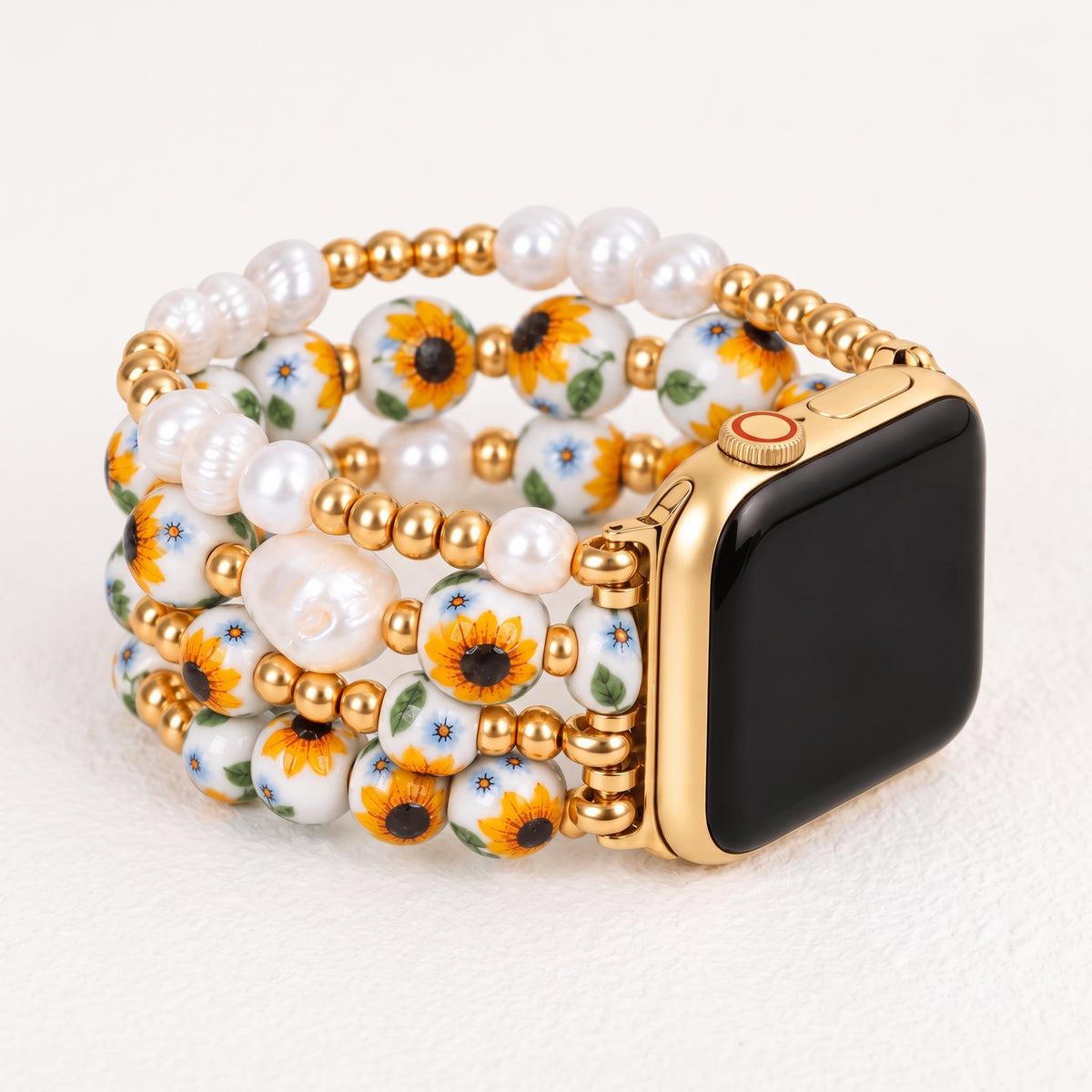 포슬린 가든 선릿 블룸 Apple Watch 스트랩