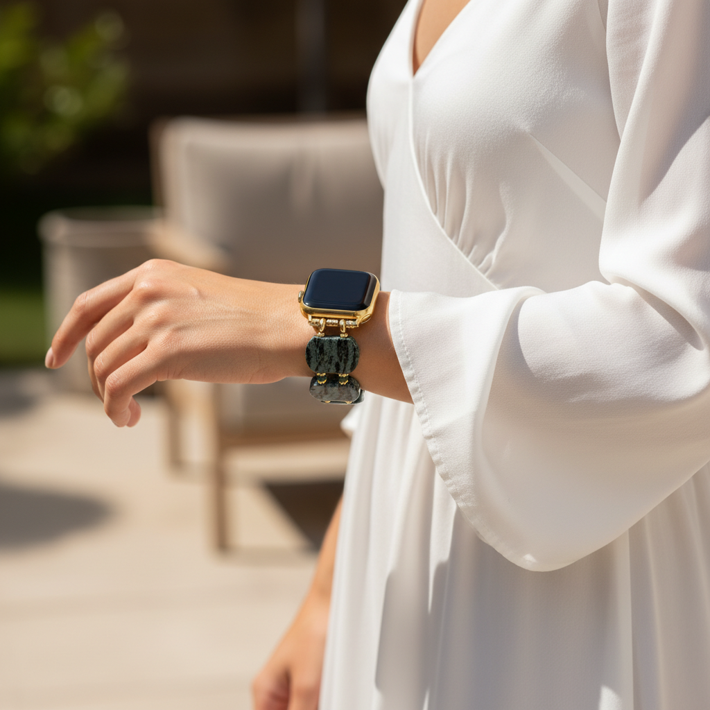 에메랄드 이끼 탁소이트 Apple Watch 줄
