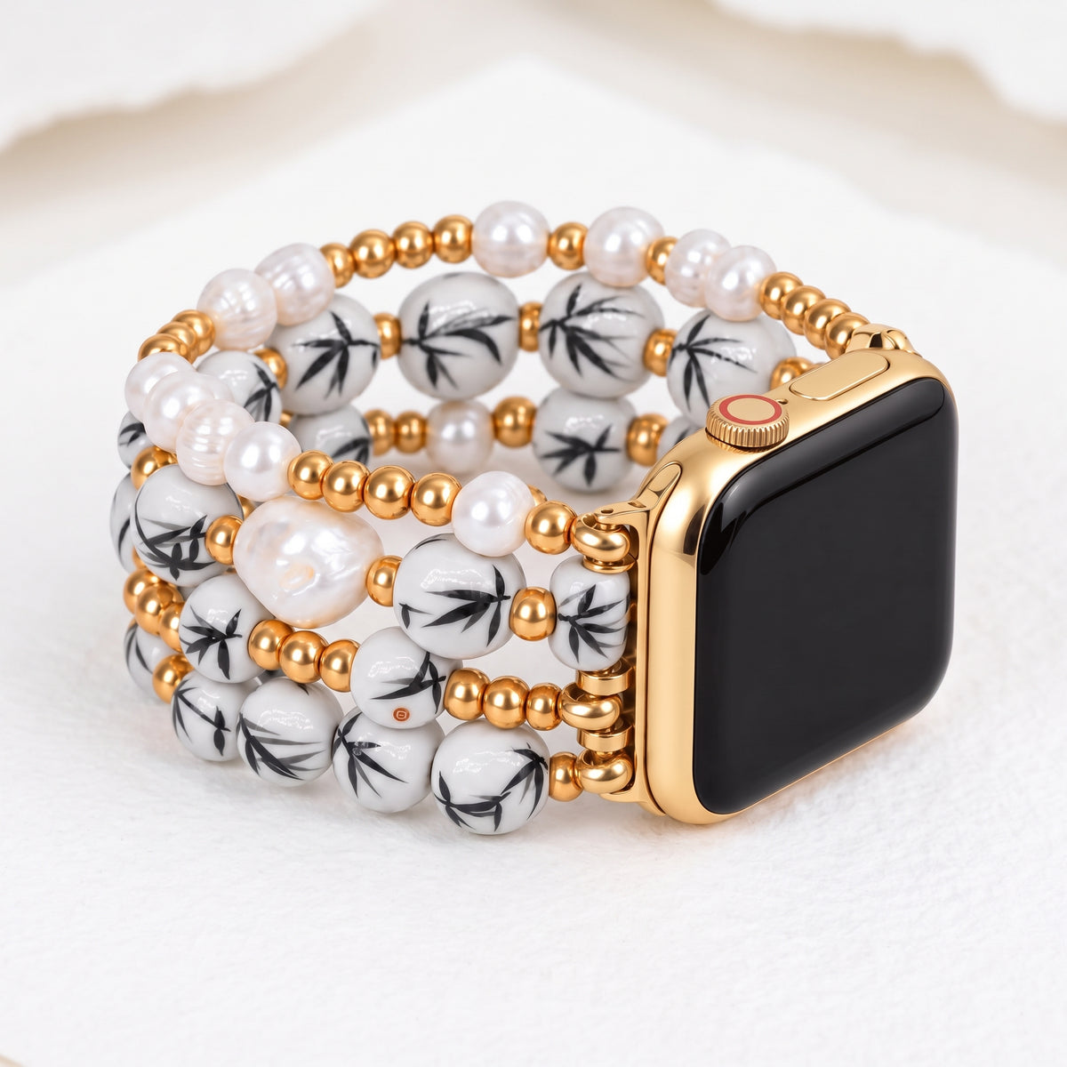 포슬린 가든 대나무 미스트 Apple Watch 스트랩
