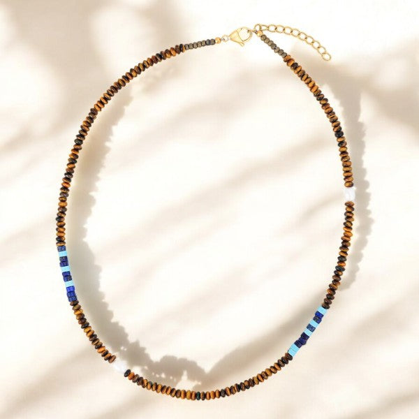 남성용 코발트 어스 목걸이