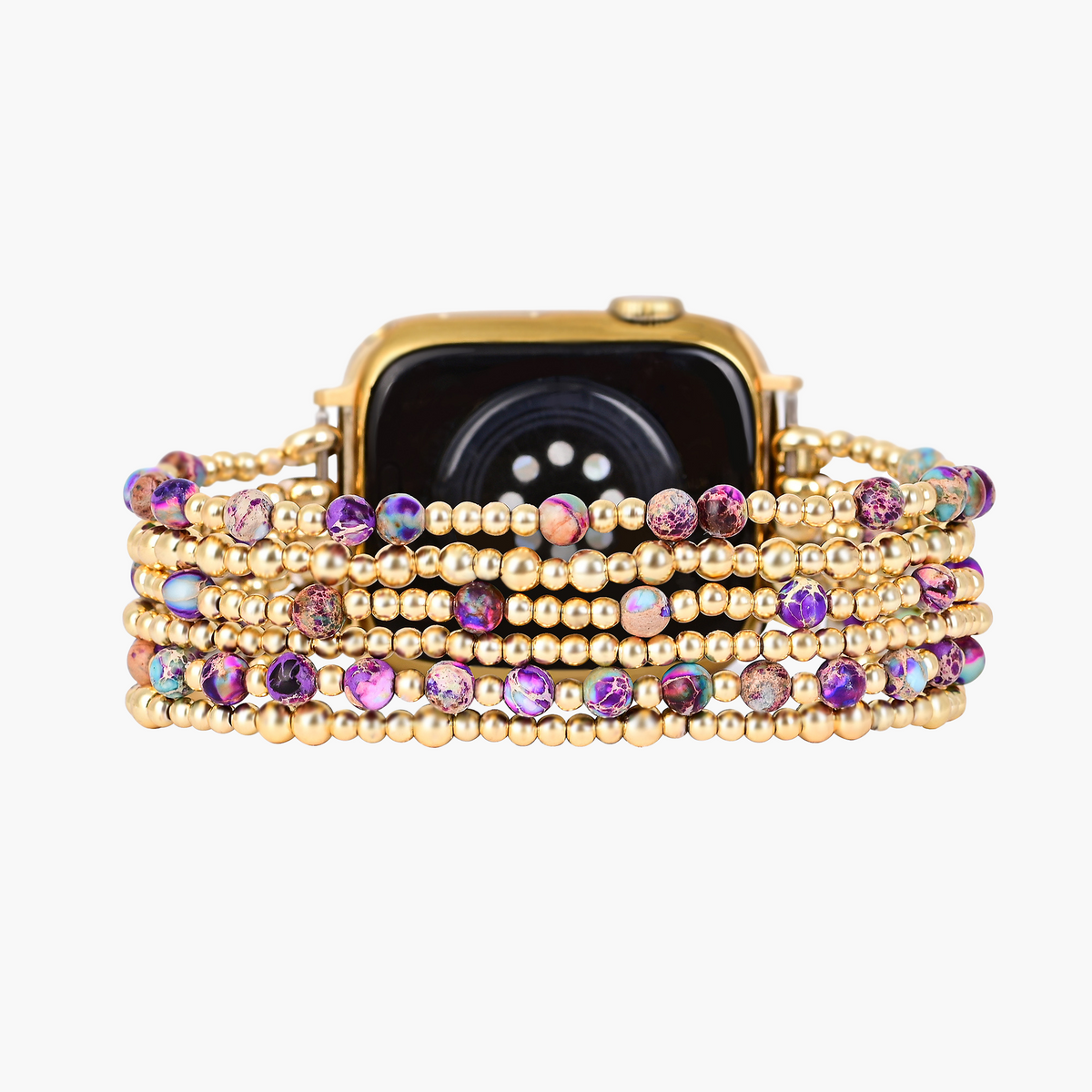 Intense Jasper Glimmer Stretch Apple Watch Strap