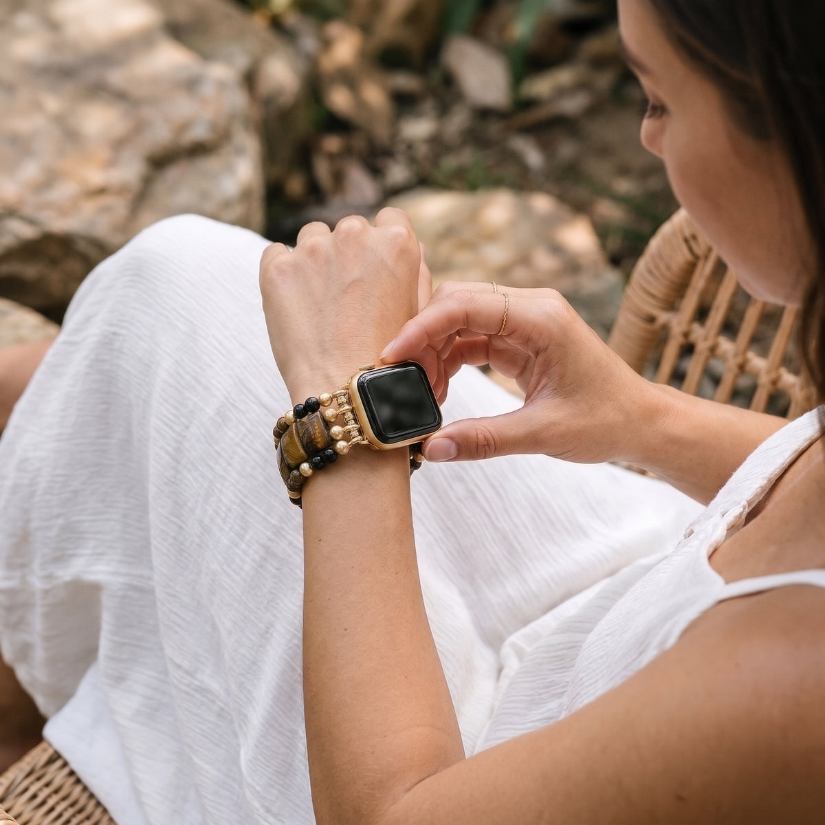두려움 없는 마음 스트레치 Apple Watch 스트랩