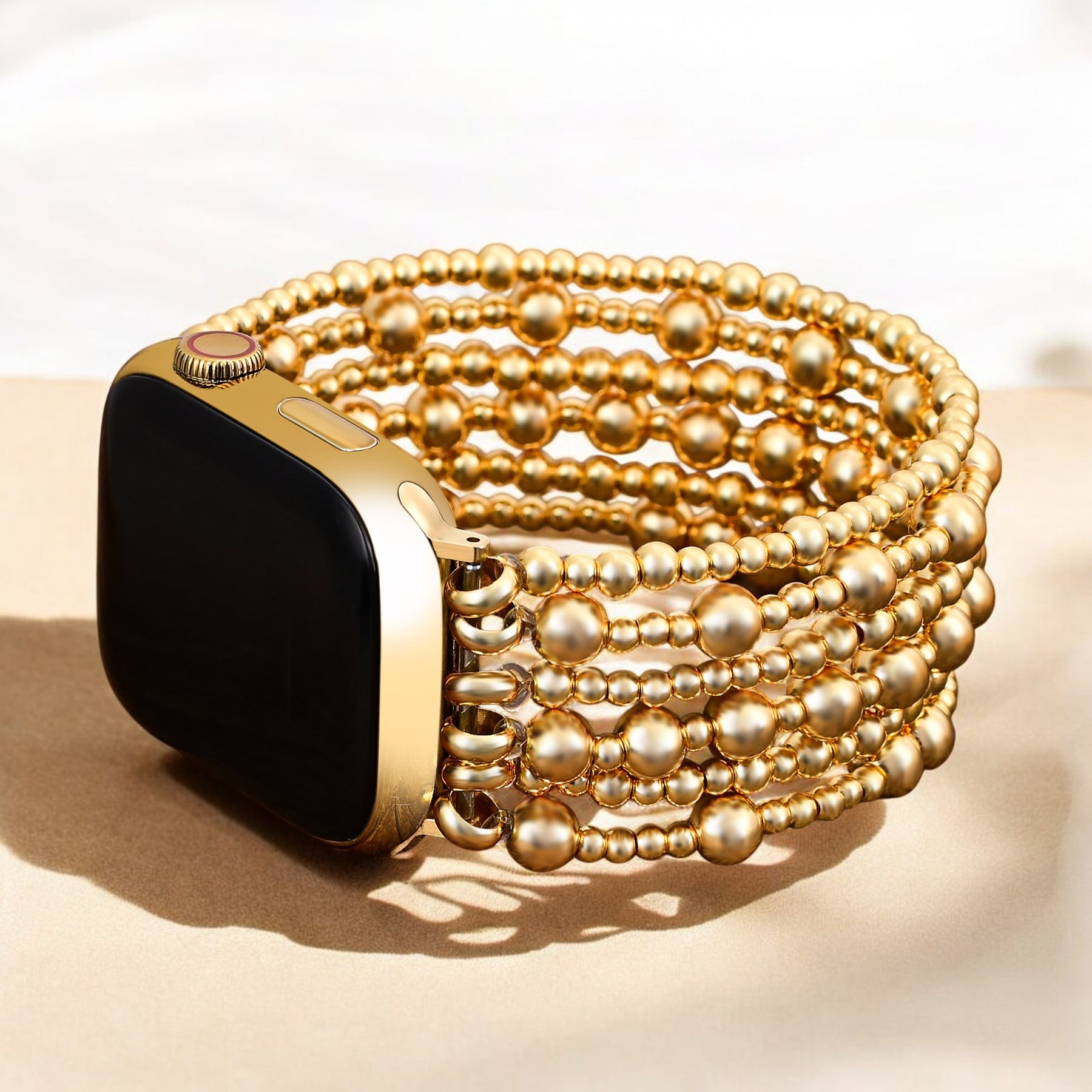 골든 데뮤어 스트레치 Apple Watch 스트랩