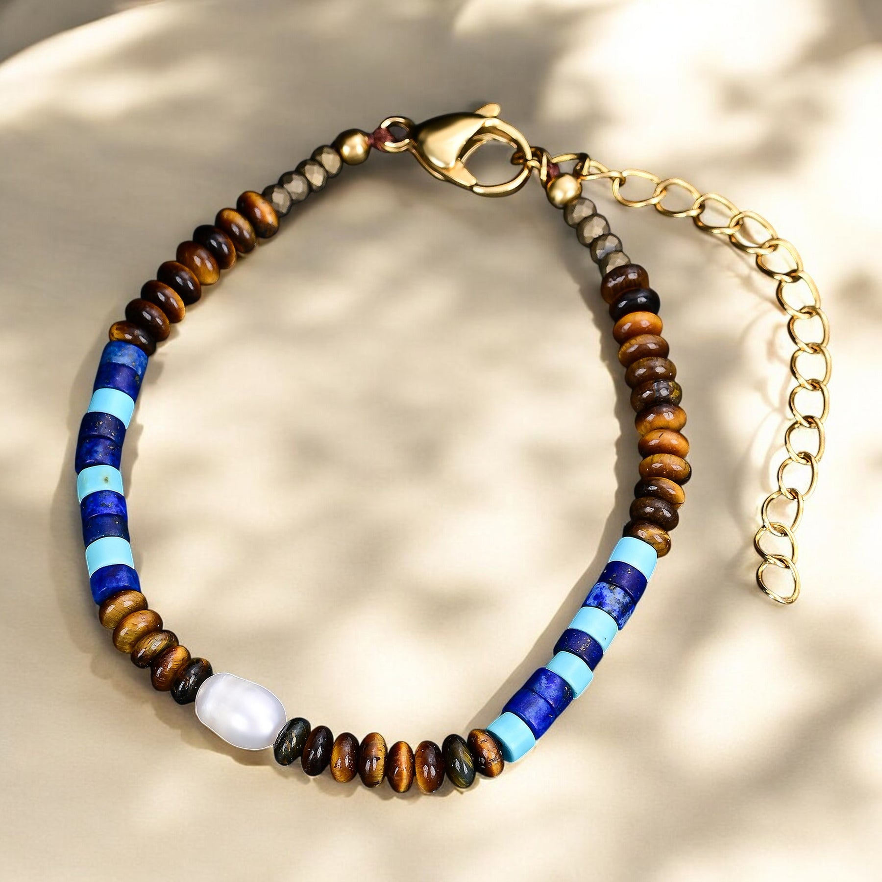 남성용 코발트 어스 팔찌