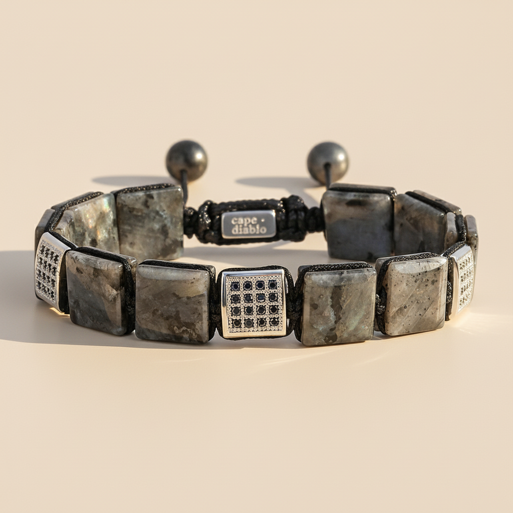 Men’s Black Labradorite Bracelet