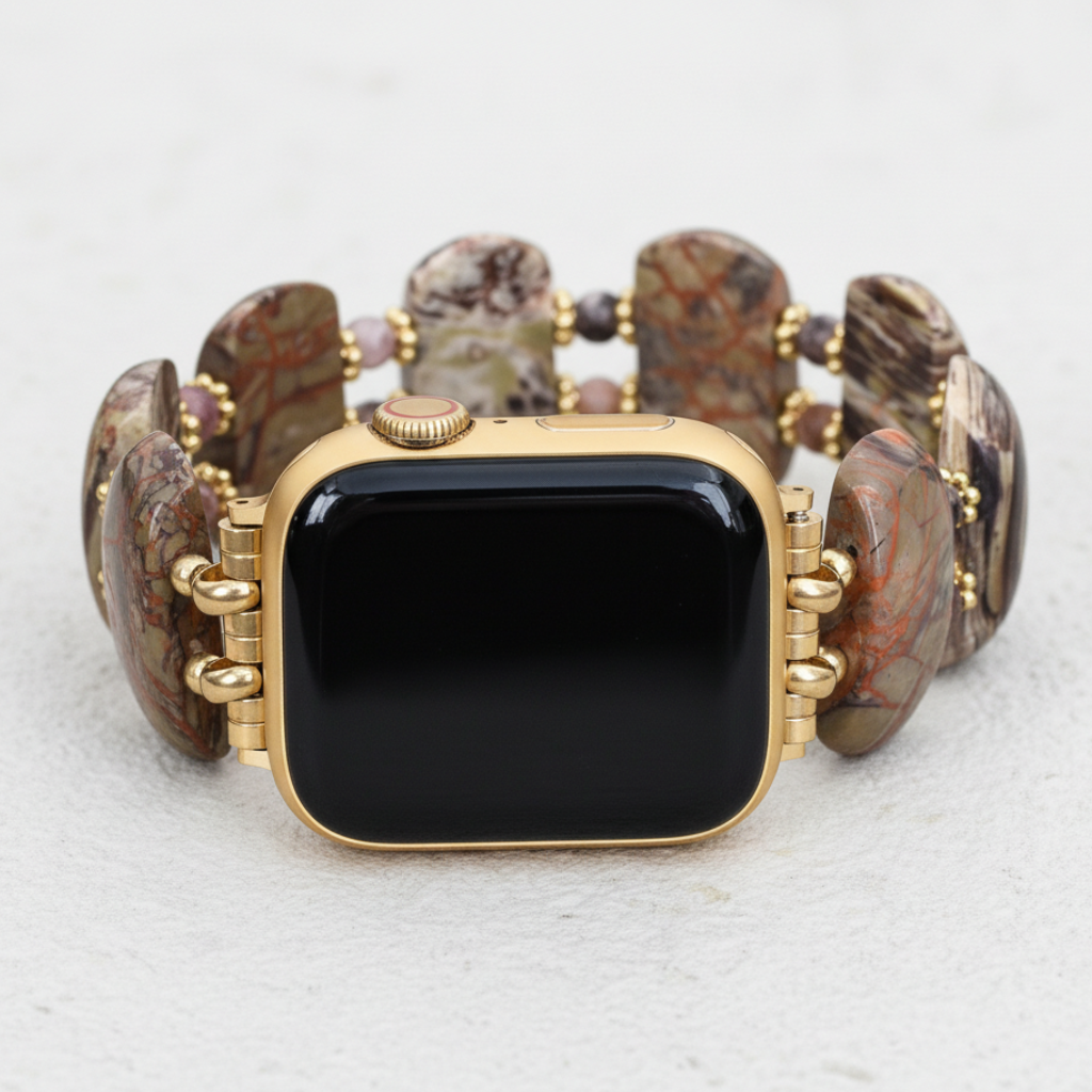 사막 지평선 마노 늘어나는 Apple Watch 줄넘기