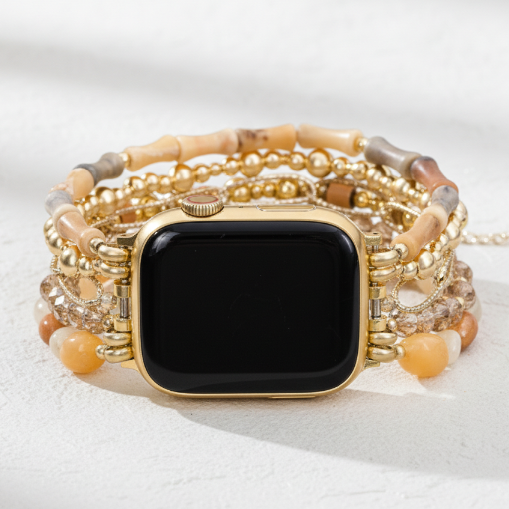 사하라 석양 늘어나는 Apple Watch 줄넘이