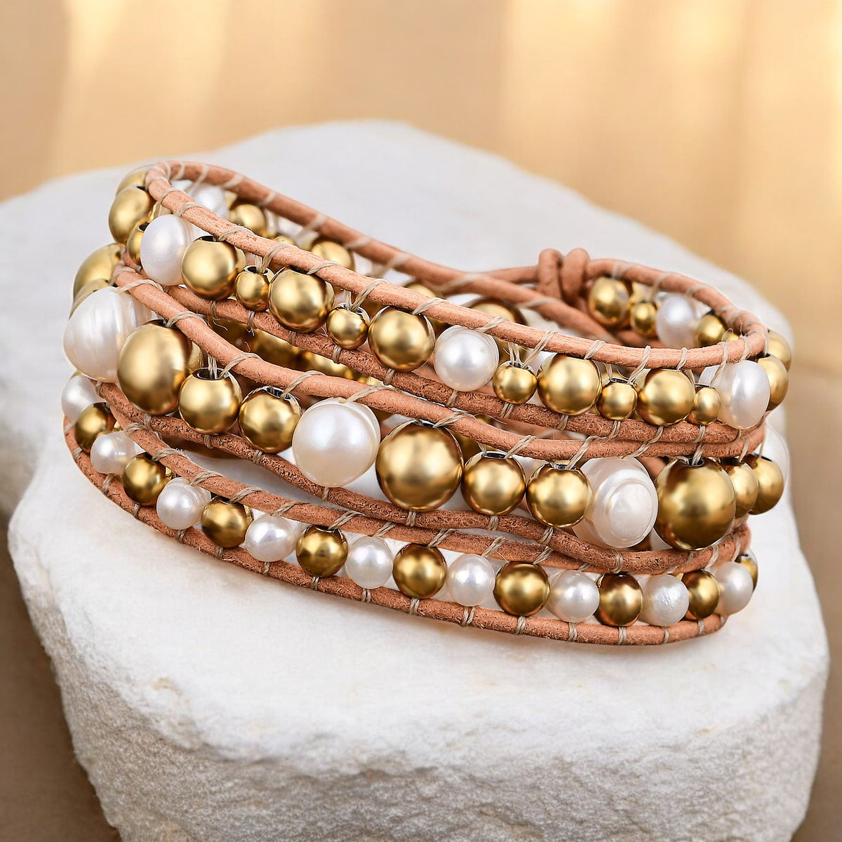 Pearl Bliss Wrap Bracelet