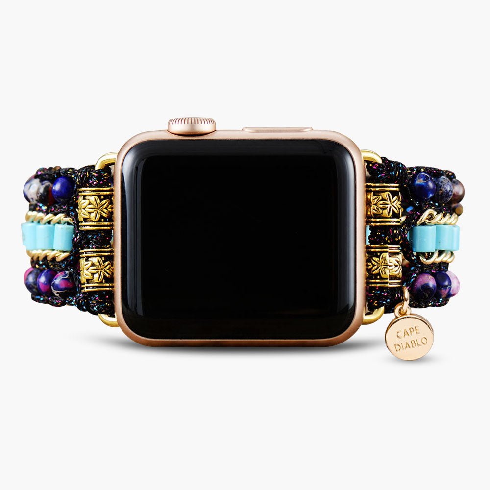 Gothic Turquoise Apple Watch Strap - Cape Diablo