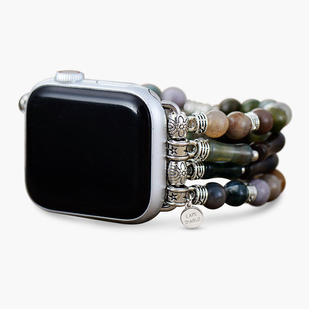 Vintage Agate Stretch Apple Watch Strap - Cape Diablo