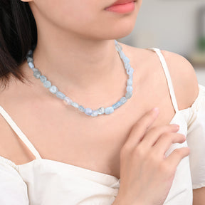 세레니티 아쿠아마린 목걸이
