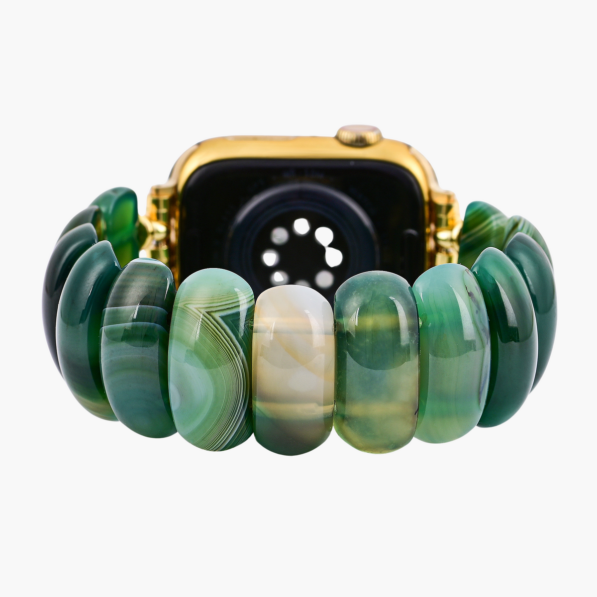 에메랄드 그로브 아게이트 스트레치 Apple Watch 스트랩
