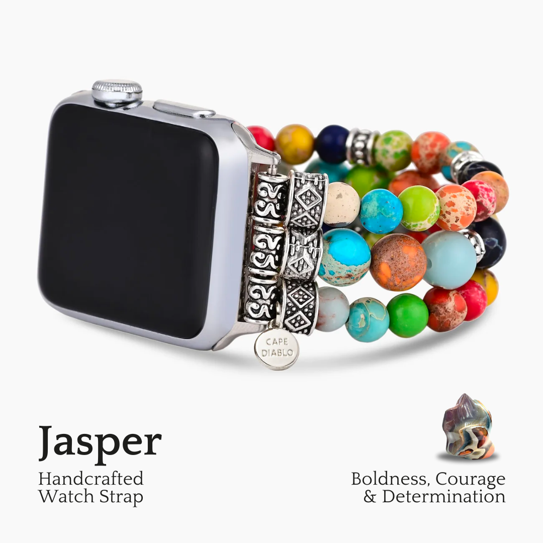 생기 넘치는 차크라 스트레치 Apple Watch 스트랩