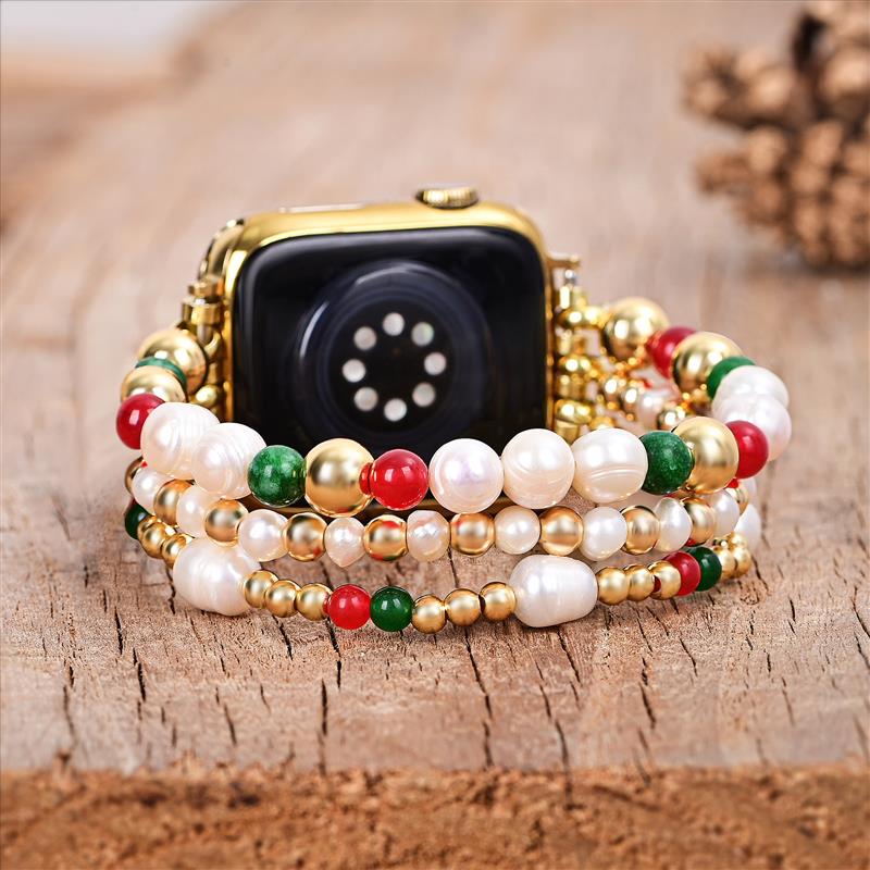 크리스마스 별빛 스트레치 Apple Watch 스트랩