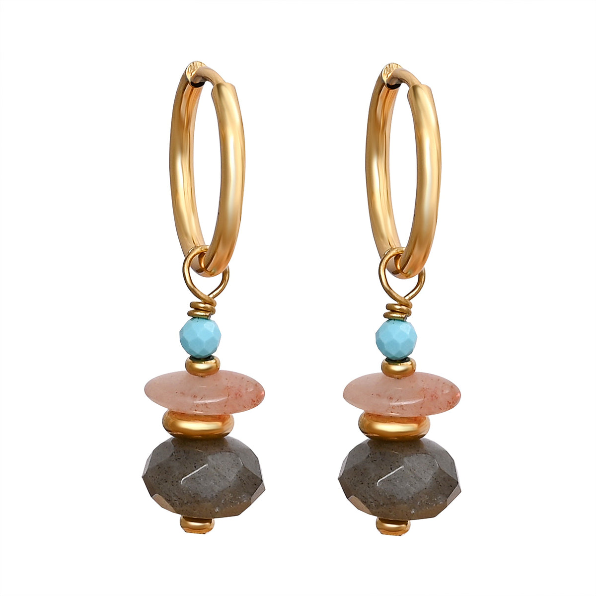 오로라 라브라도라이트 귀걸이