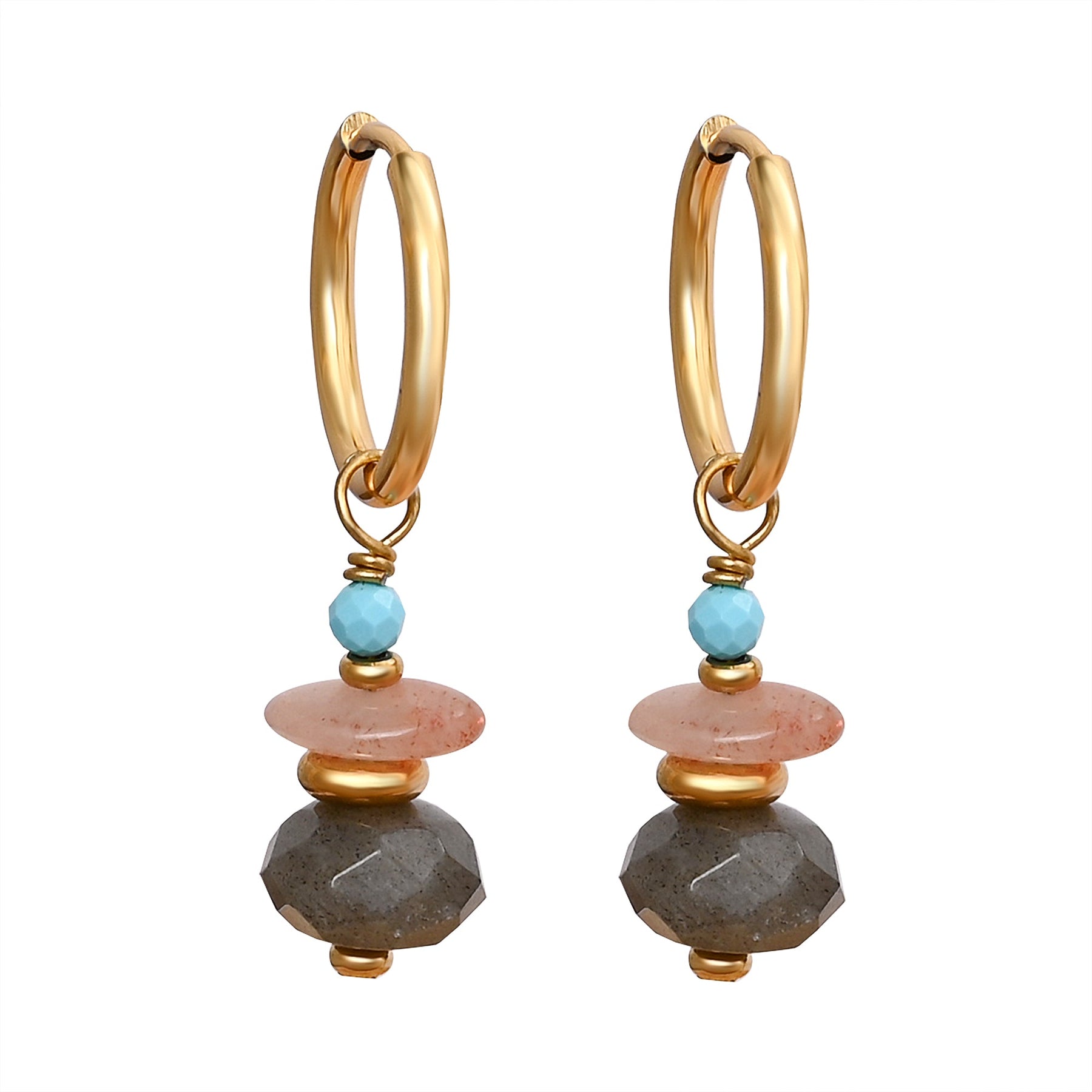 오로라 라브라도라이트 귀걸이