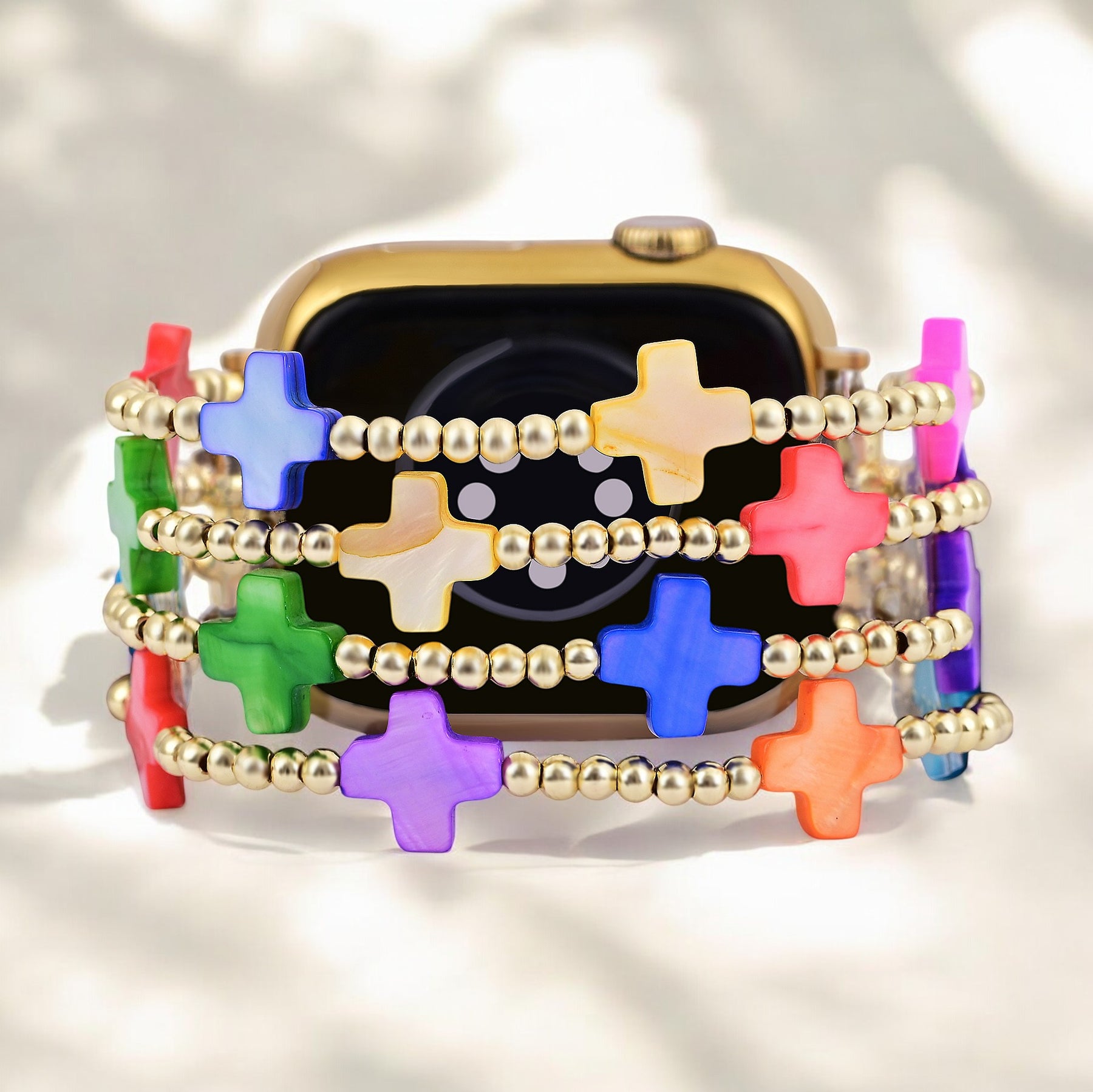 차크라 크로스 스트레치 Apple Watch 스트랩