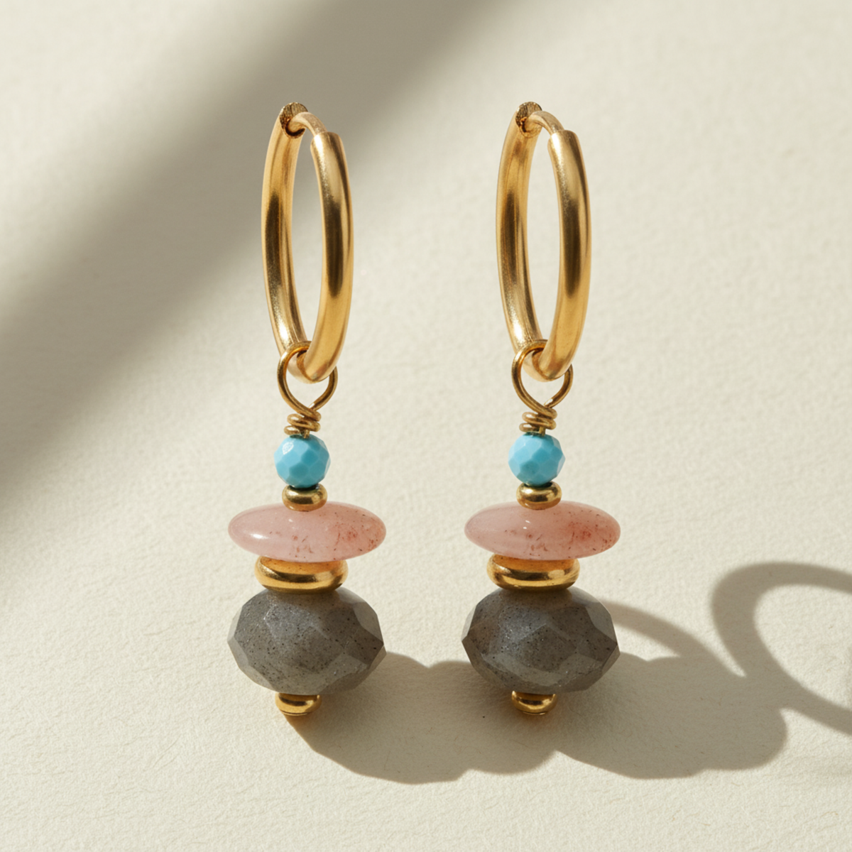 오로라 라브라도라이트 귀걸이