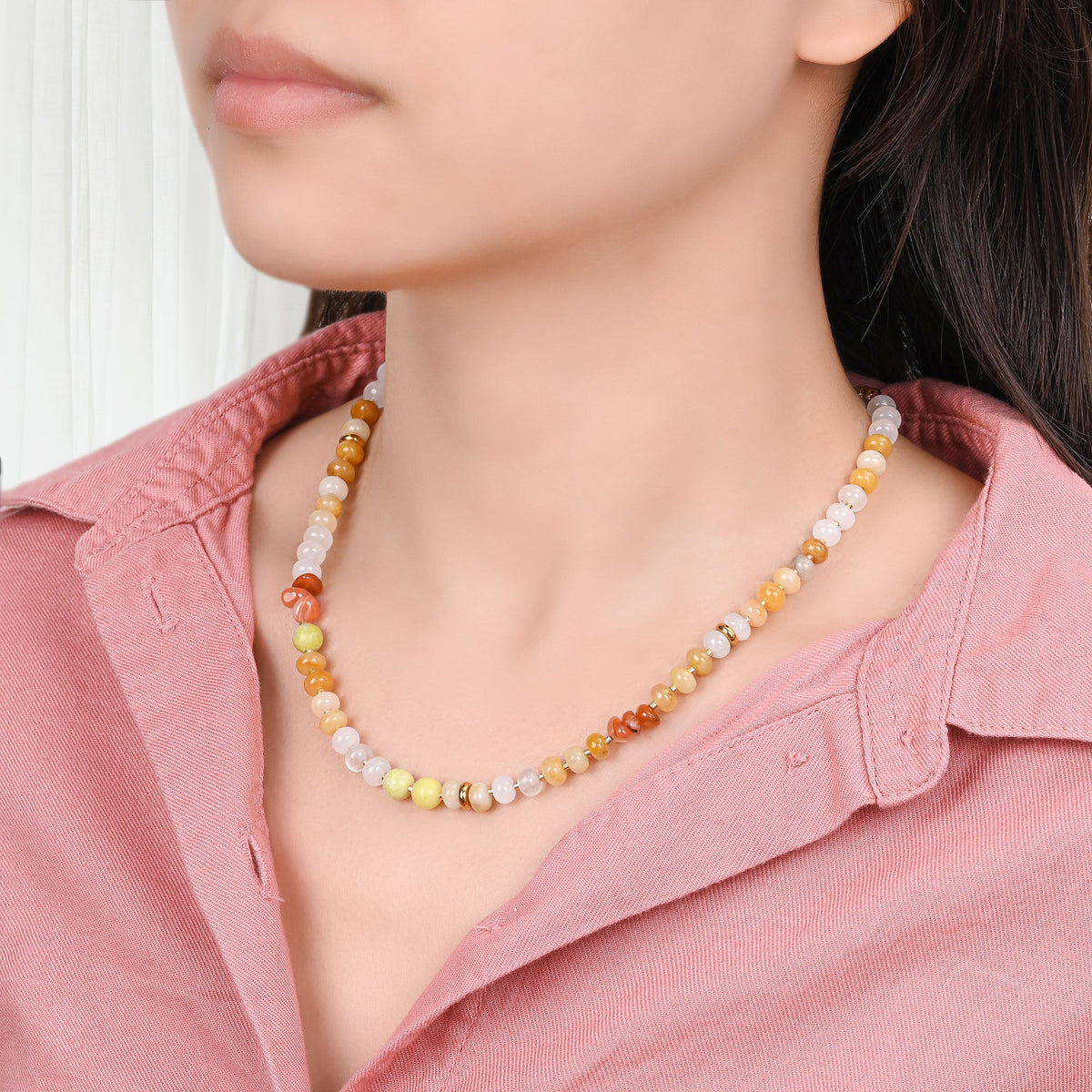 허니 글로우 목걸이