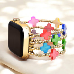 차크라 크로스 스트레치 Apple Watch 스트랩