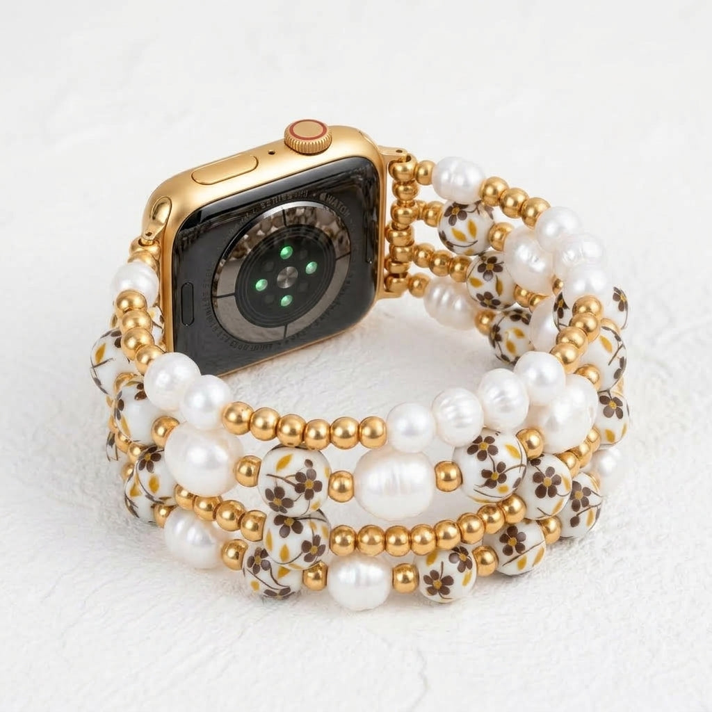 포슬린 가든 골든 메도우 Apple Watch 스트랩