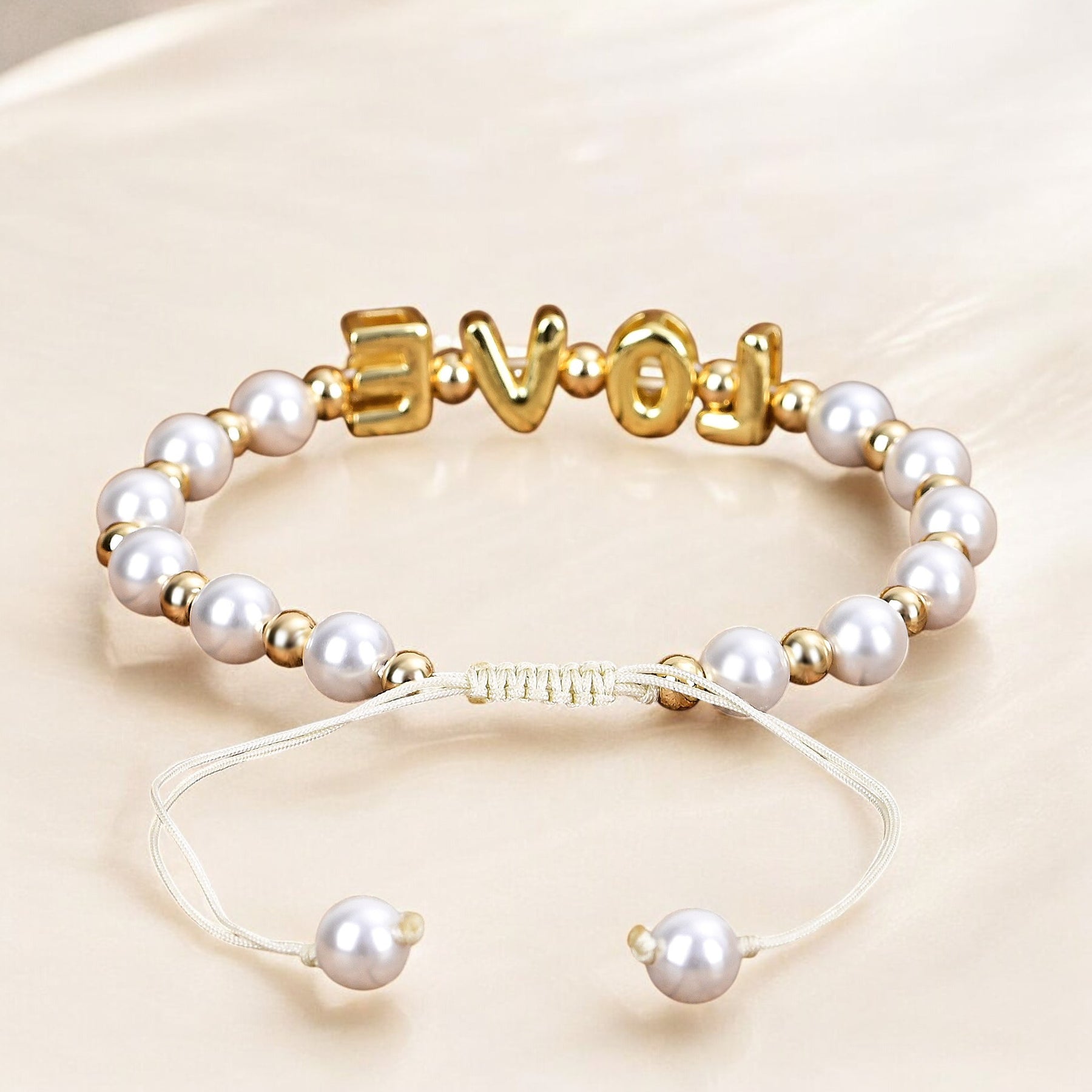 Pearl Radiance Love Bracelet