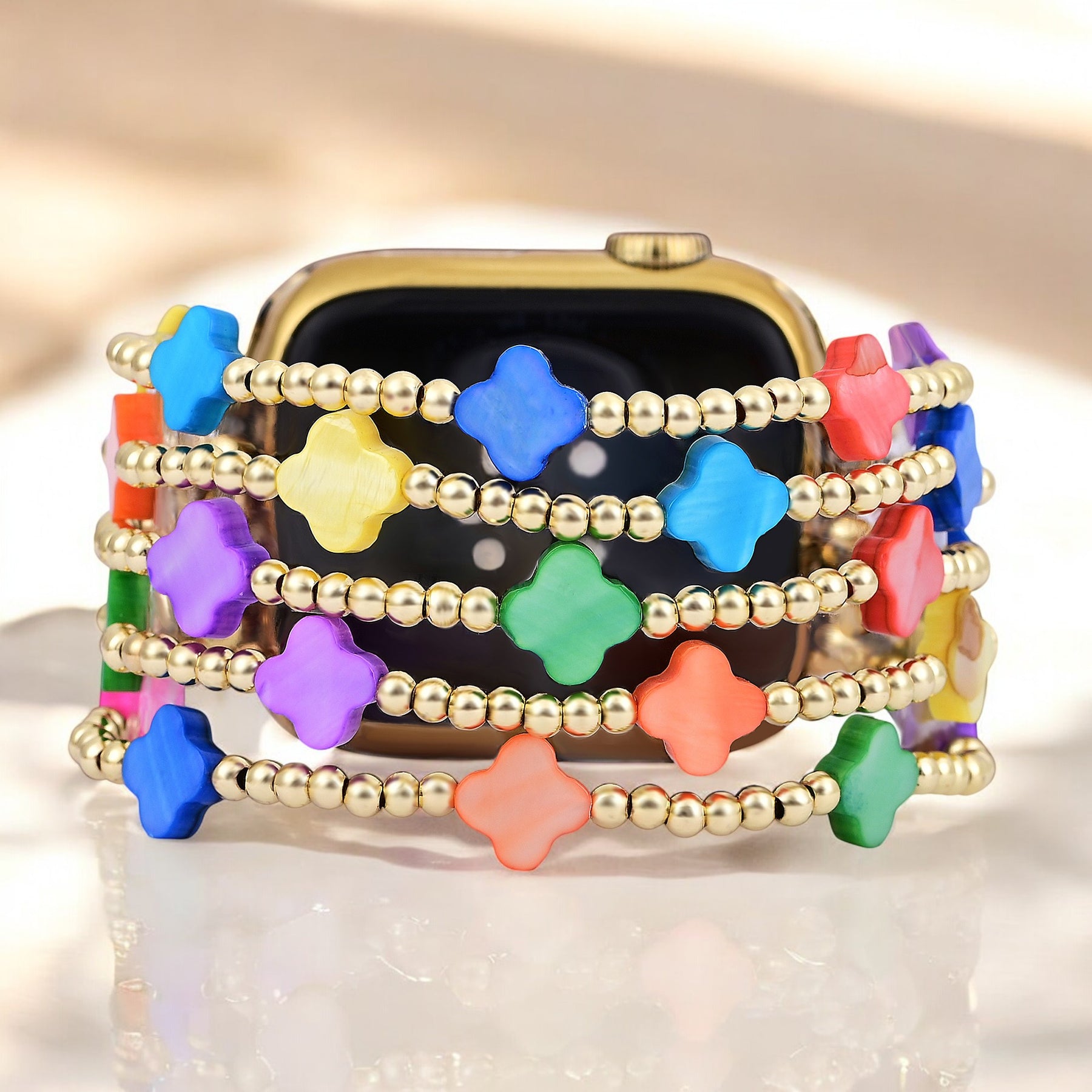 Chakra Clover Stretch Apple Watch Strap
