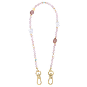 로즈 쿼츠 참 폰 체인