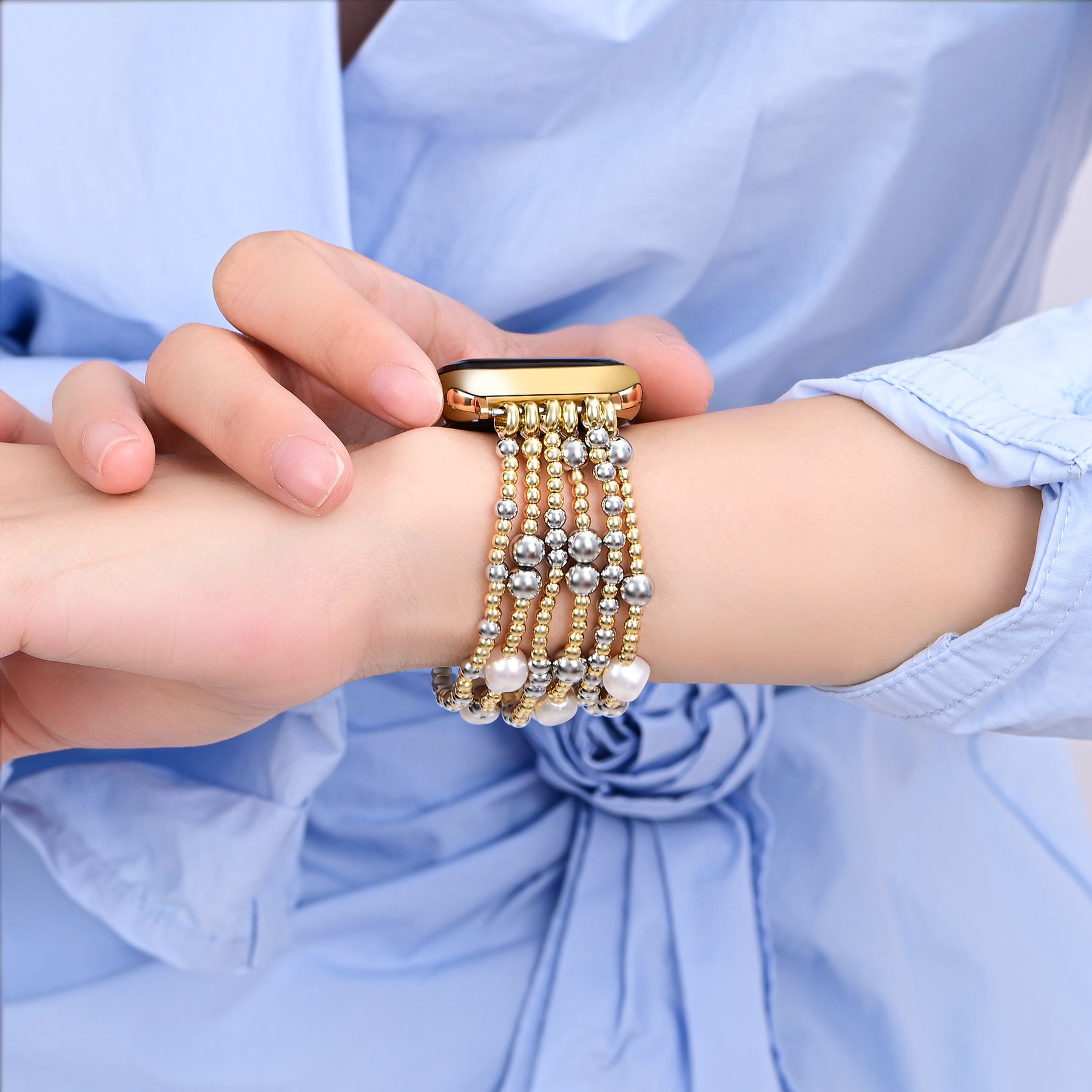 천상의 반짝임 스트레치 Apple Watch 스트랩
