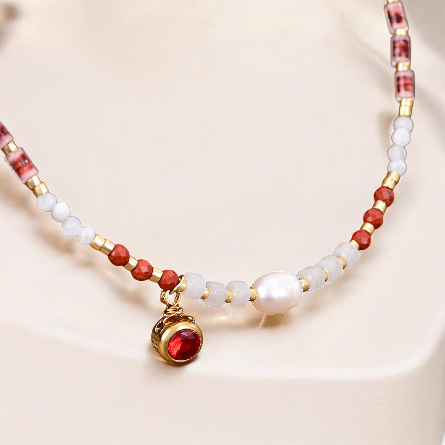 Scarlet Harmony Anklet