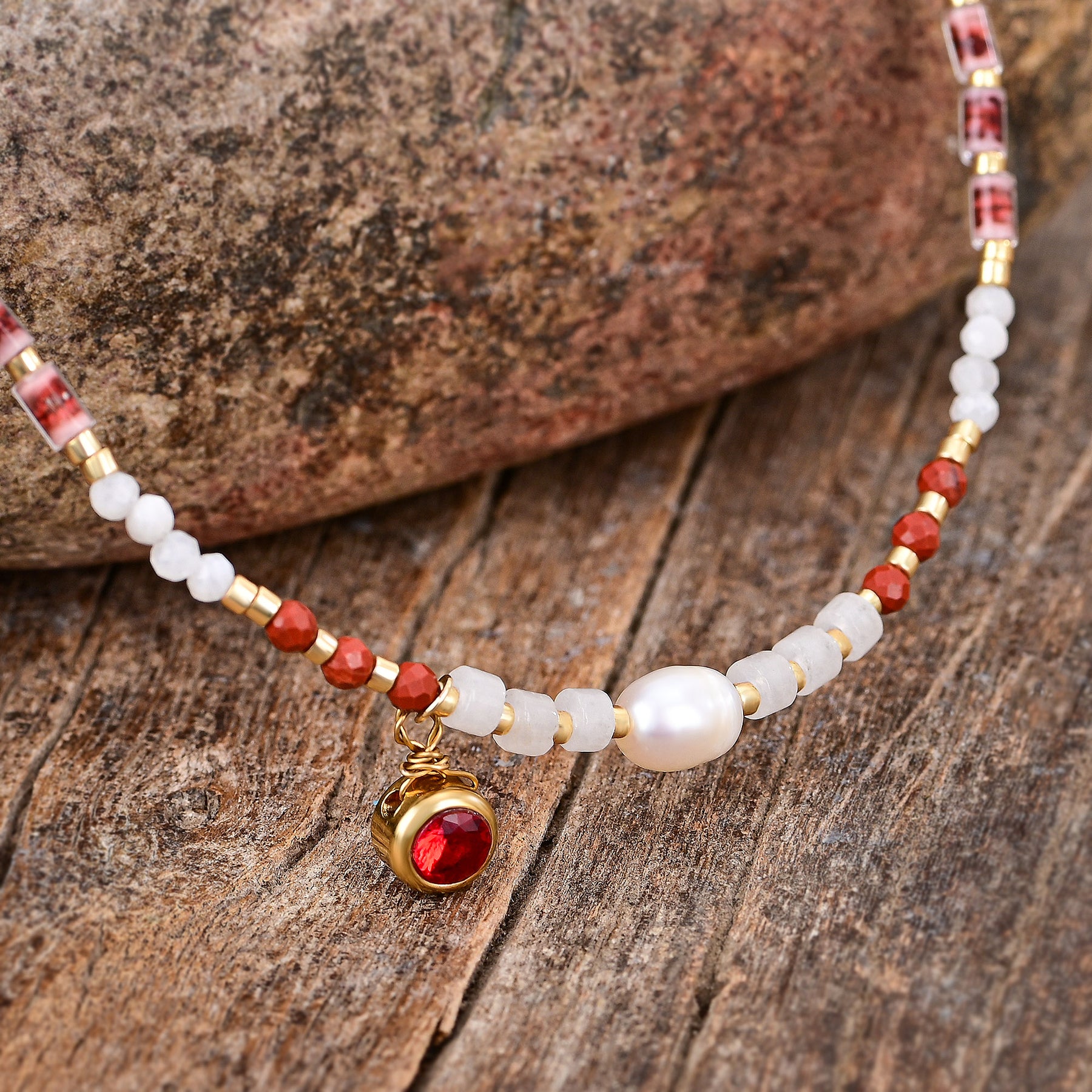 Scarlet Harmony Anklet