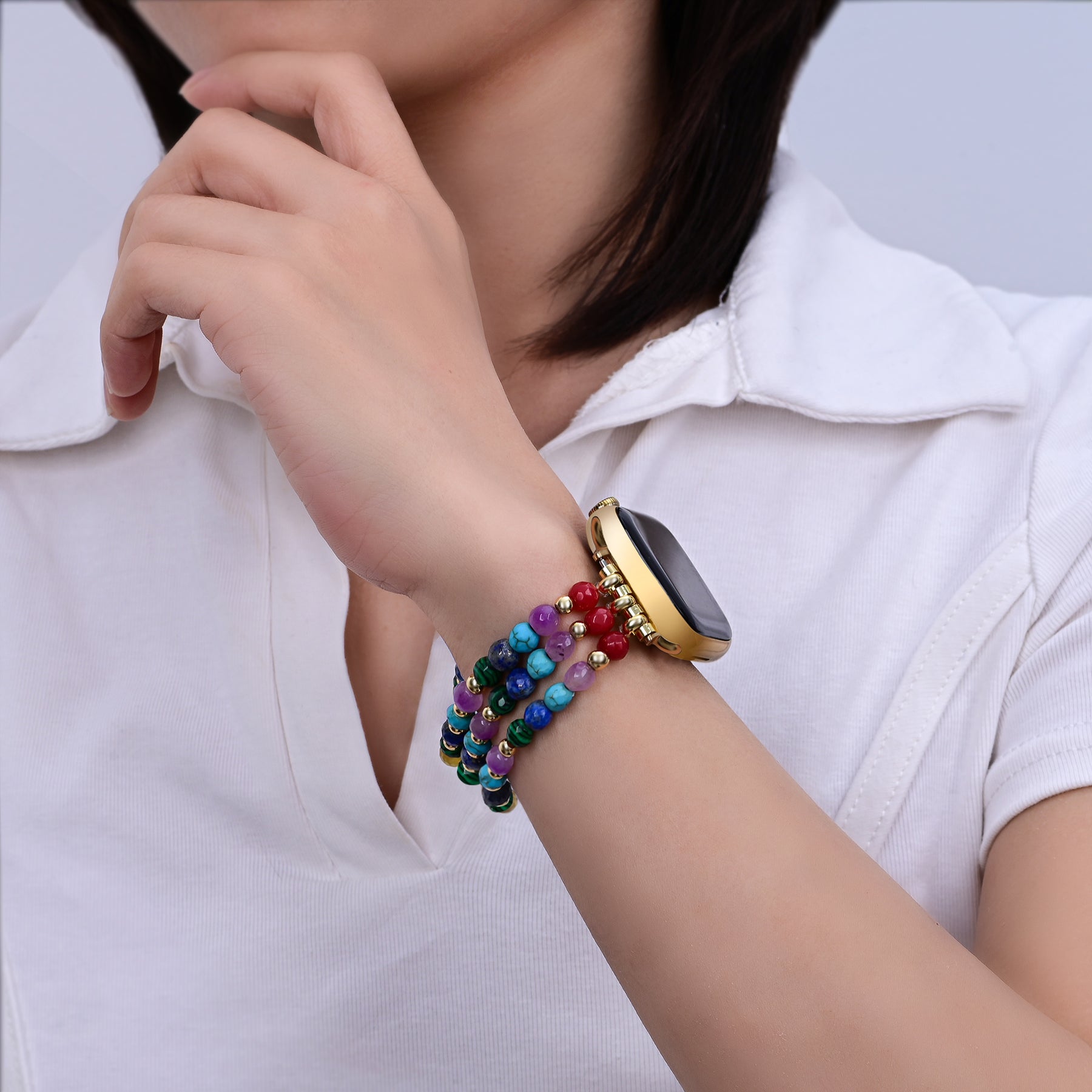 Mystic Pop Stone 스트레치 Apple Watch 스트랩