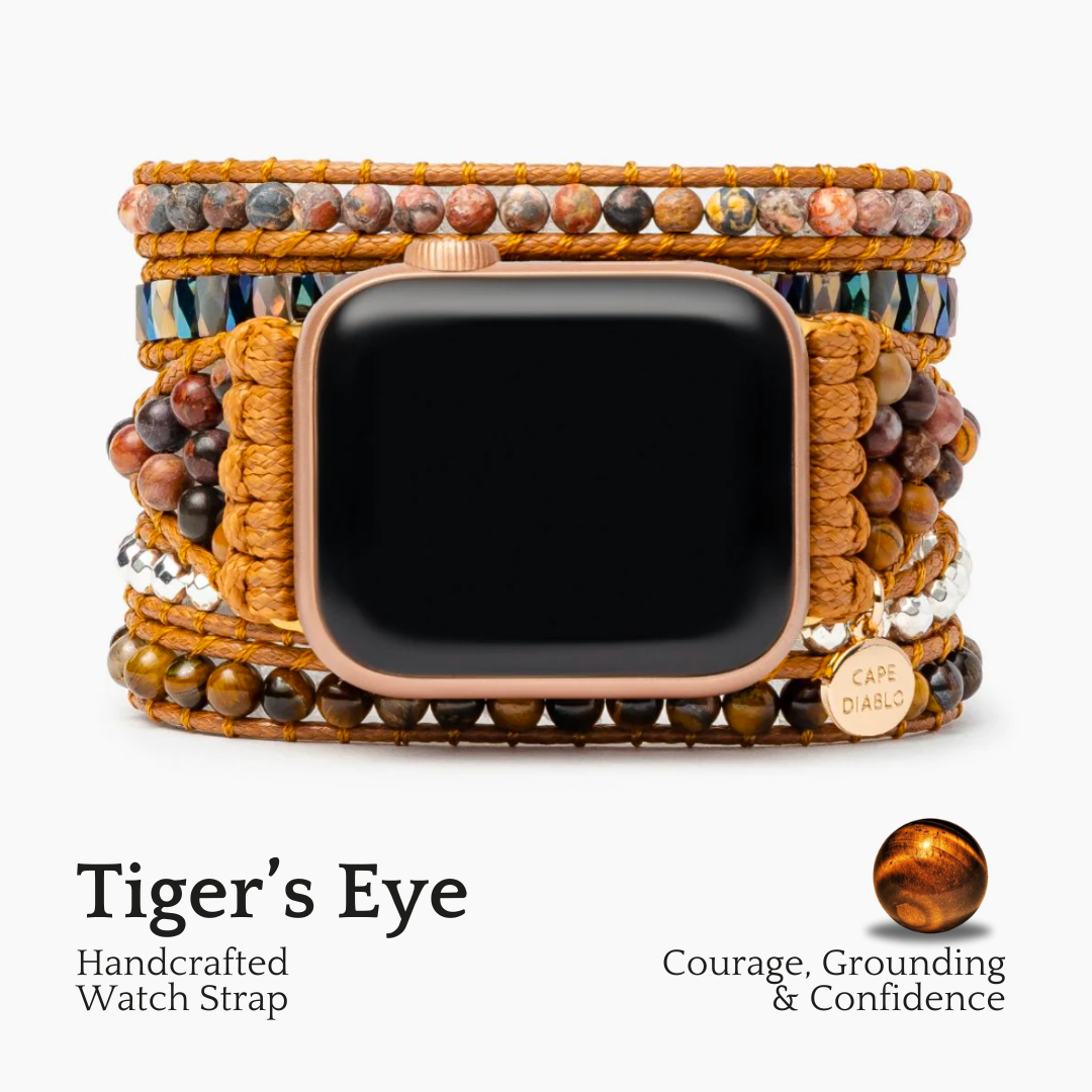 Tiger's Eye Royal Apple Watch 스트랩