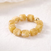 햇살 꿀빛 청키 팔찌