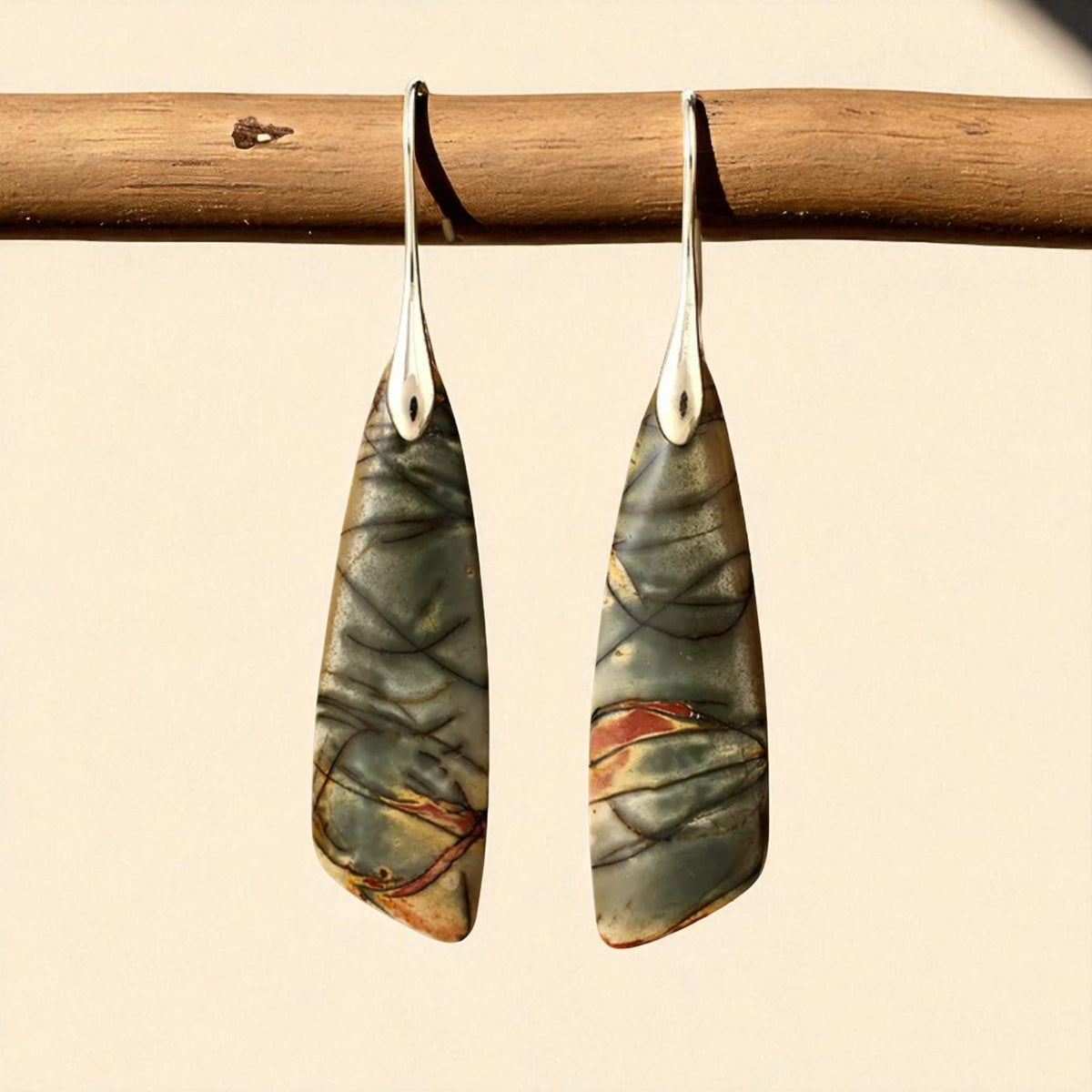 Forest Ember Drop Earrings