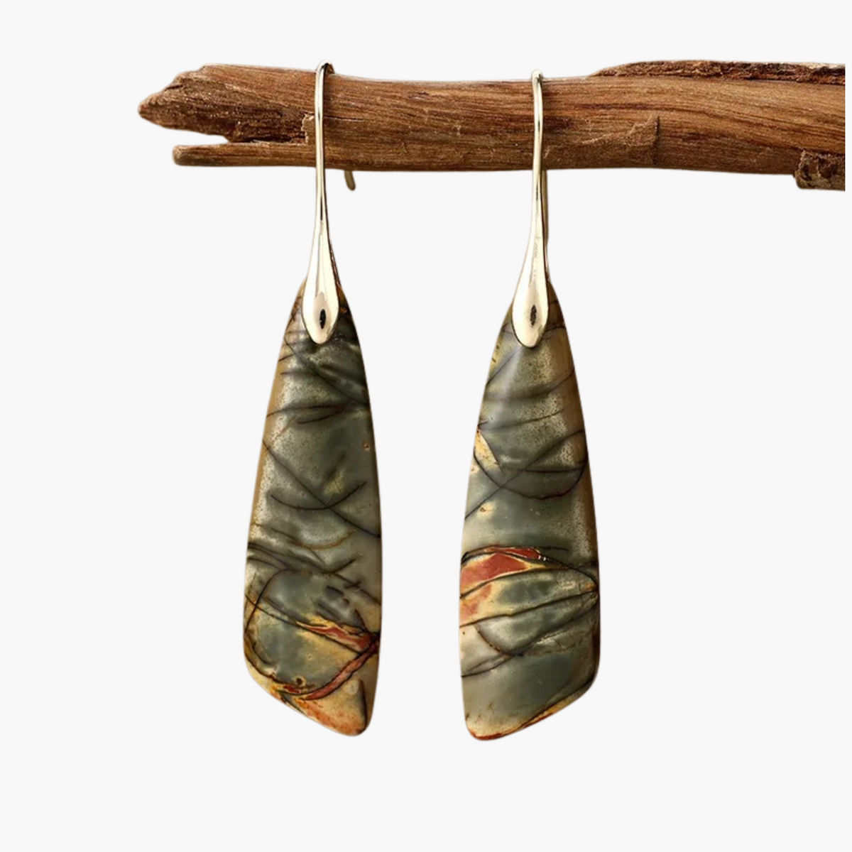 Forest Ember Drop Earrings
