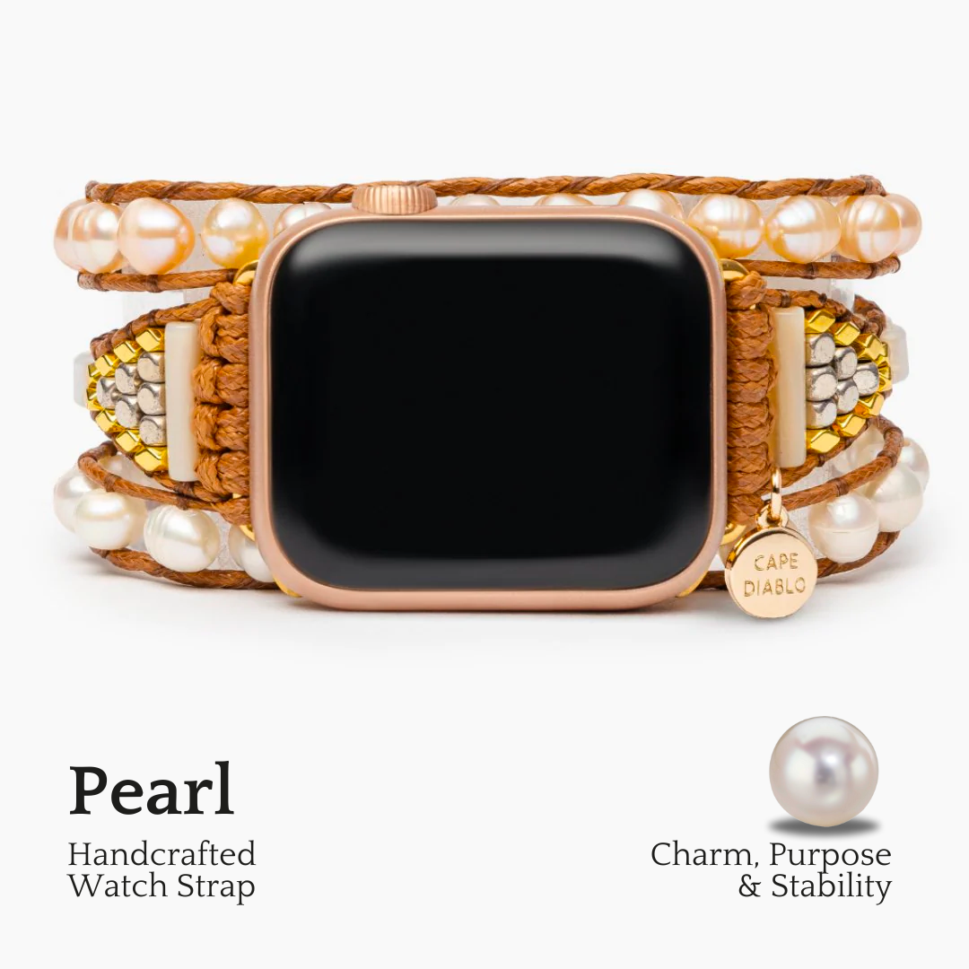 우아한 민물 진주 Apple Watch 스트랩