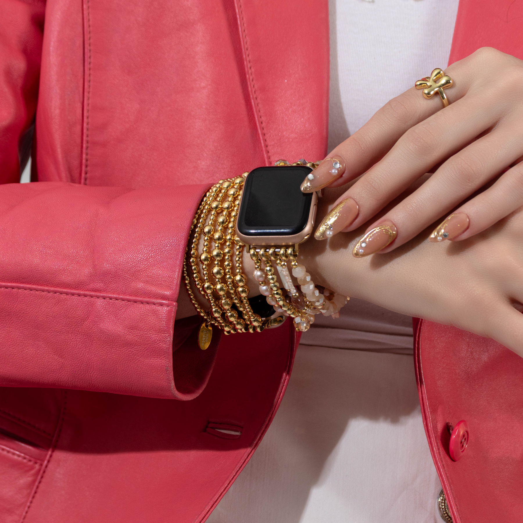 펄리 로제트 스트레치 Apple Watch 스트랩