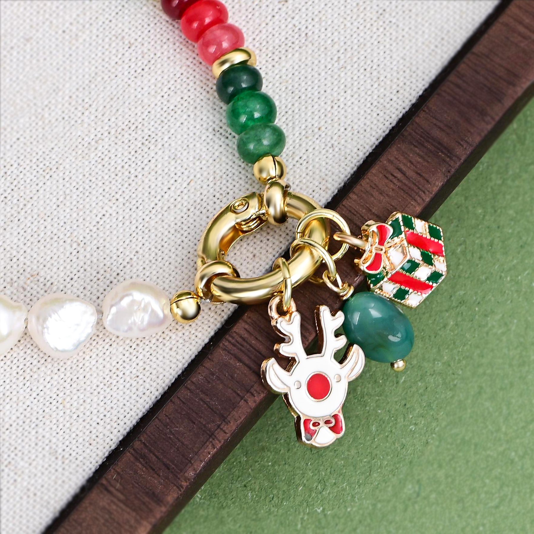 Christmas Joy Charm Bracelet