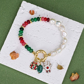 Christmas Joy Charm Bracelet