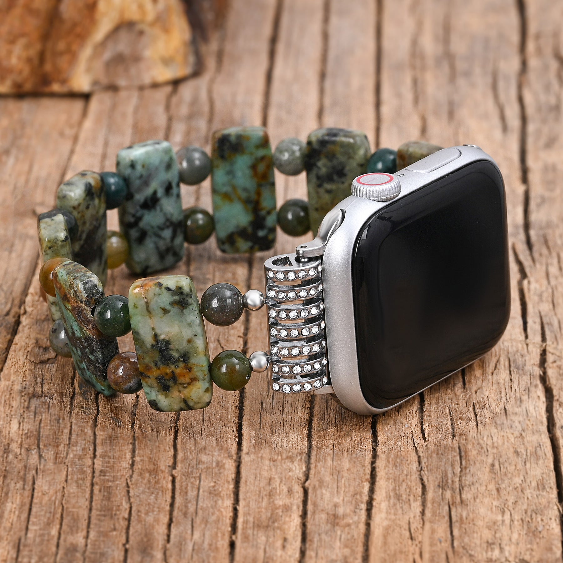 고대 숲 스트레치 Apple Watch 스트랩
