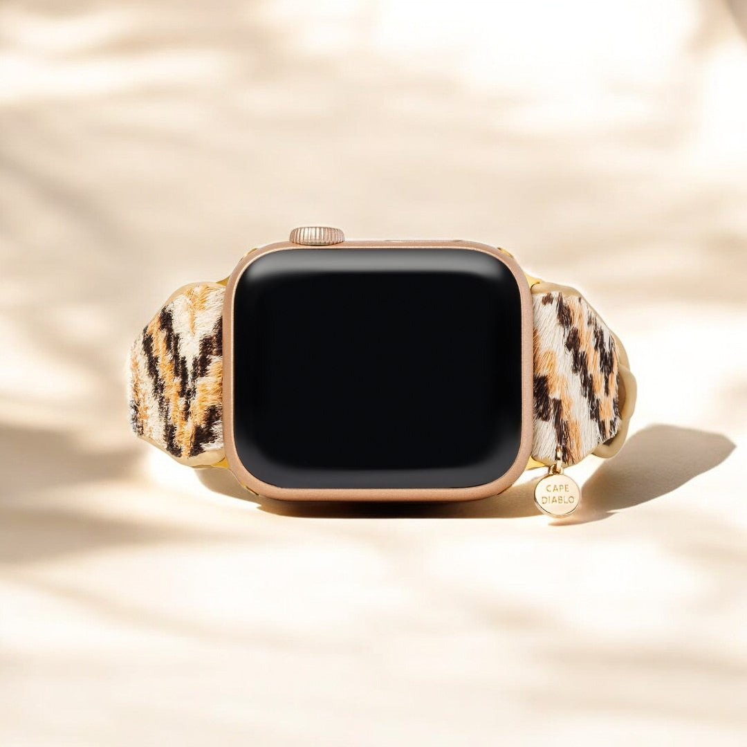 에보니 에스컬레이드 가죽 Apple Watch 스트랩