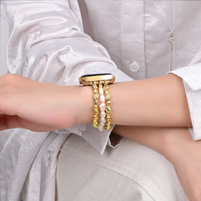 골든 펄 스트레치 Apple Watch 스트랩