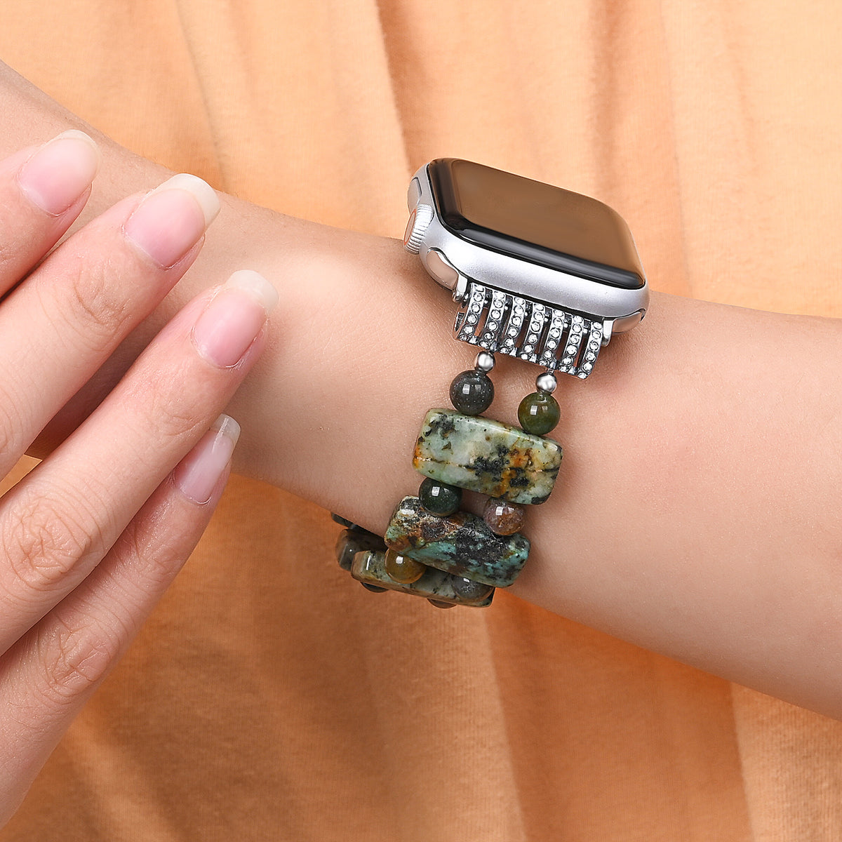 고대 숲 스트레치 Apple Watch 스트랩