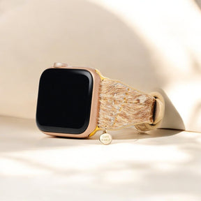 드리프트우드 색상 가죽 Apple Watch 스트랩