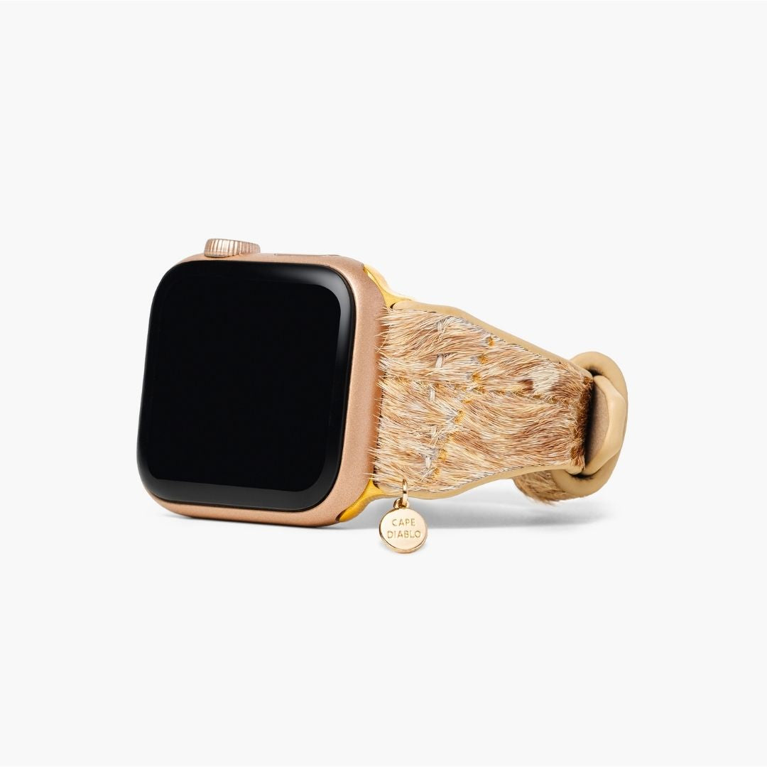 드리프트우드 색상 가죽 Apple Watch 스트랩